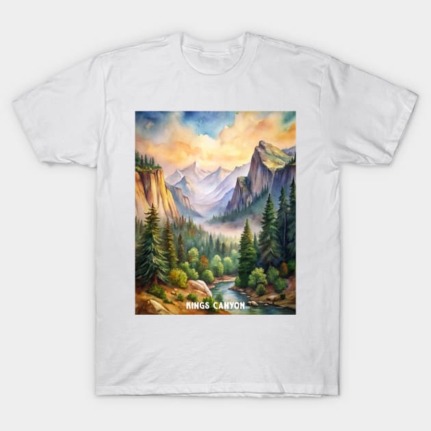 Kings Canyon National Park T-Shirt by Surrealcoin777